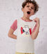 Pijama corto Petit Bateau X Snoopy de algodón para niño/niña