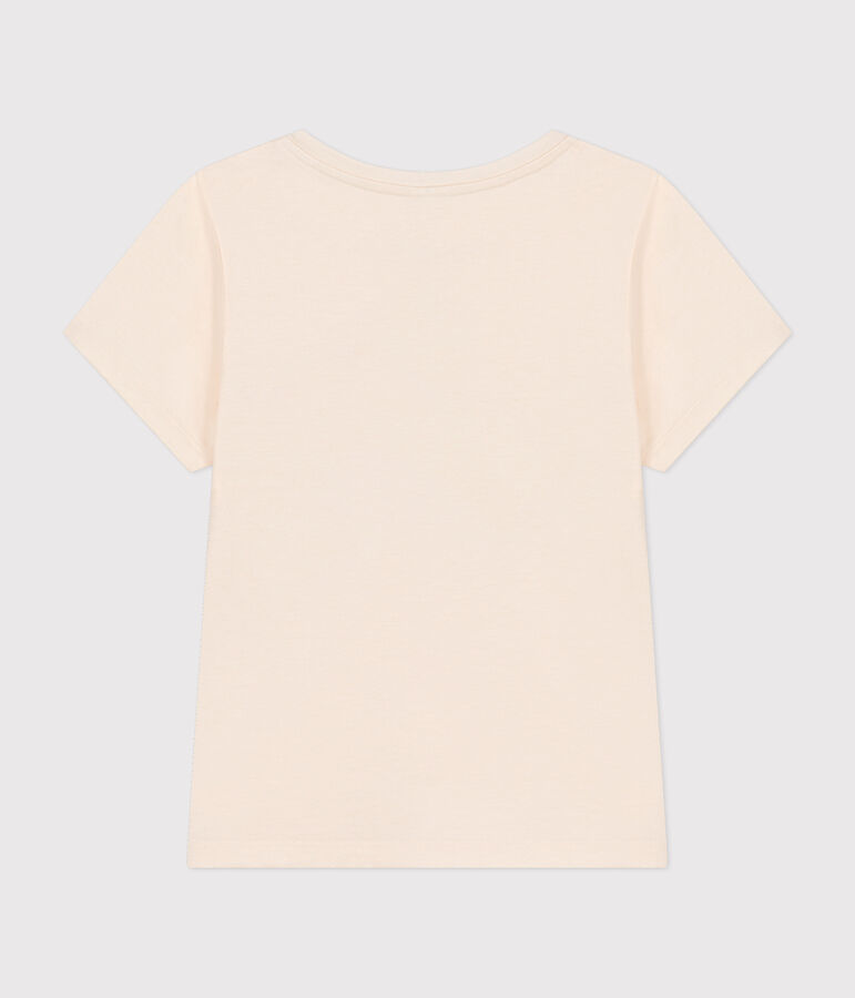 Camiseta de punto de manga corta para ni&ntilde;a crudo AVALANCHE