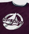 Camiseta serigrafiada para ni&ntilde;o violeta