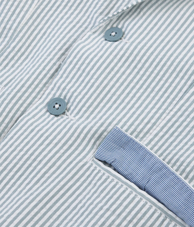 Chaqueta infantil para ni&ntilde;o azul/blanco