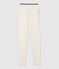 Jeggings de algodón de elastano de niña beige MONTELIMAR CHINE