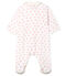 Pelele de tejido túbico para bebé niña blanco MARSHMALLOW/rosa GRETEL