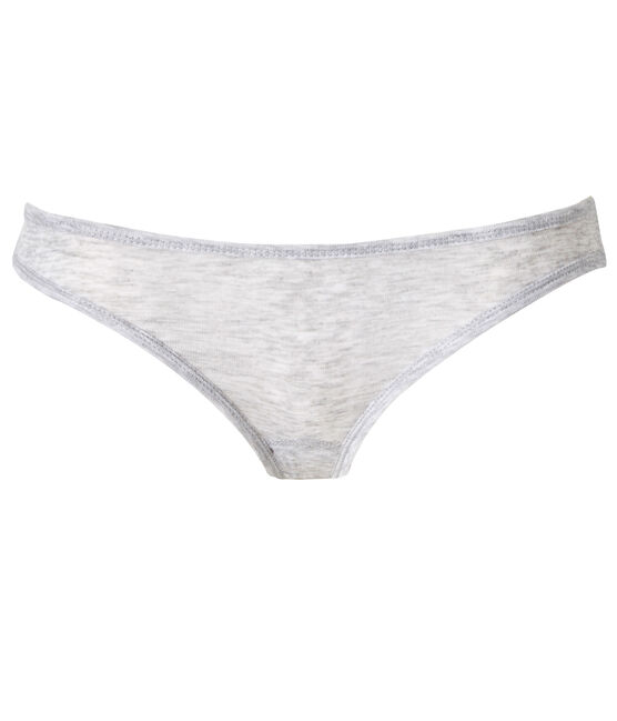 Braguita de algodón ligero para mujer gris POUSSIERE CHINE
