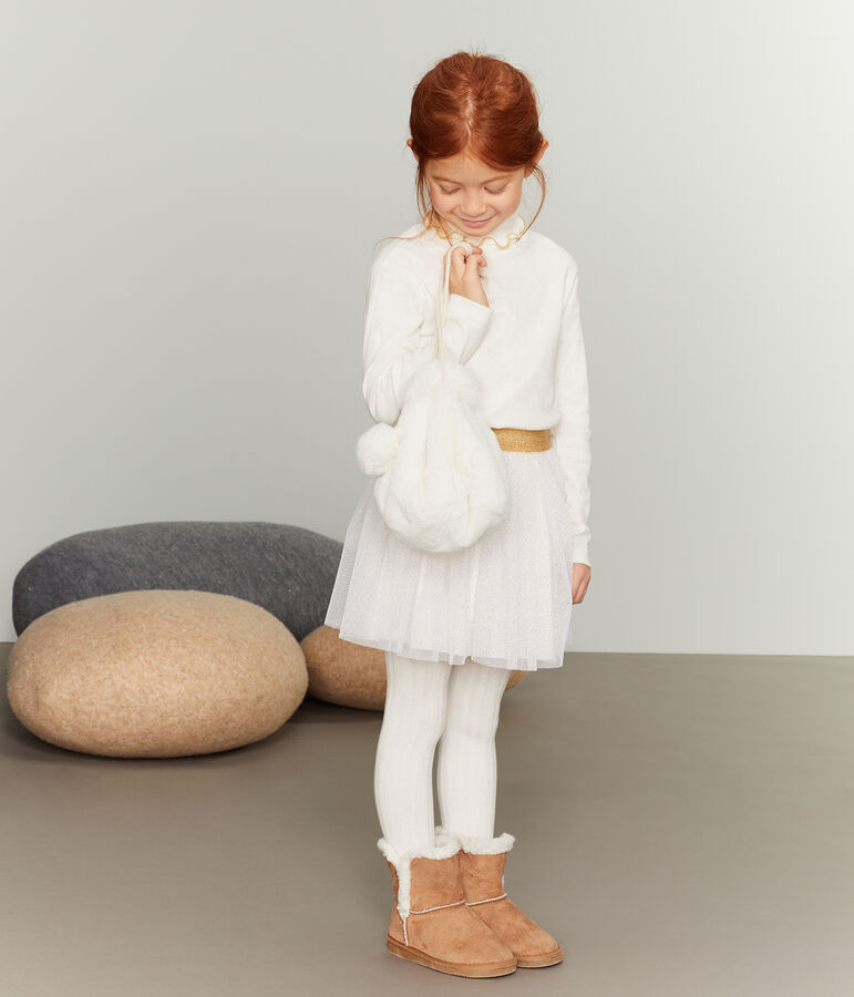 Mochila infantil para ni&ntilde;a blanco