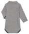 Body con cuello polo con la milrayas para bebé niño gris MAKI/blanco MARSHMALLOW