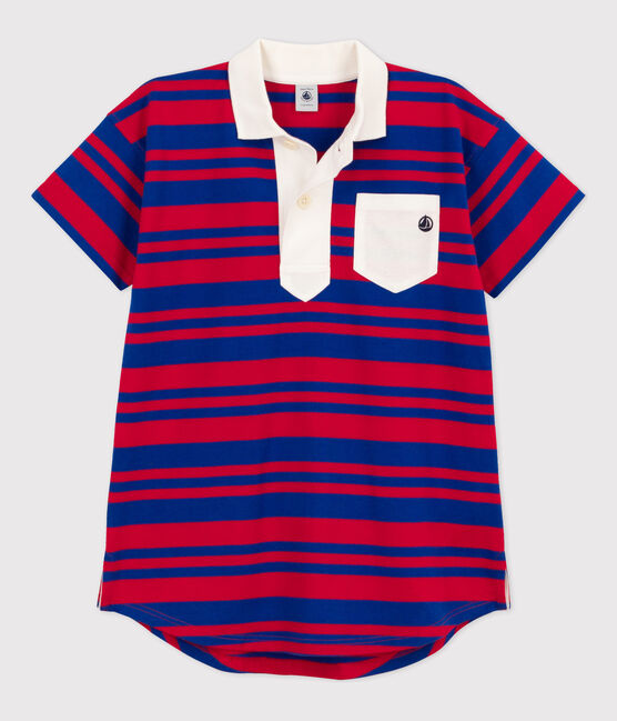 Vestido de manga corta de algodón a rayas para niña PERSE/ PEPS