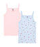 Pack de 2 camisetas de tirantes para niña variante 1