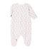 Pijama estampado en túbico para bebé niña azul BOCAL/blanco MULTICO
