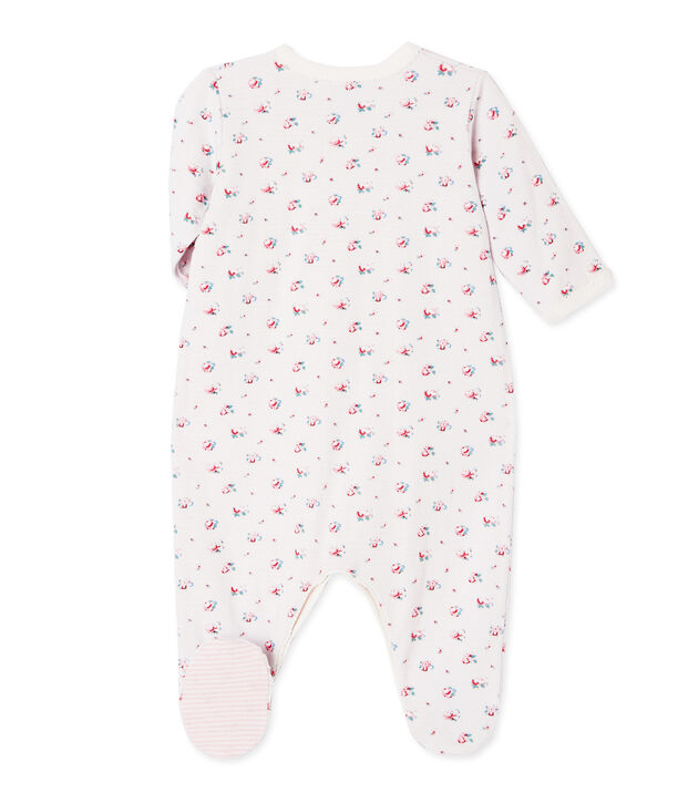Pijama estampado en t&uacute;bico para beb&eacute; ni&ntilde;a azul/multicolor