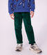 Pantal&oacute;n infantil recto de terciopelo