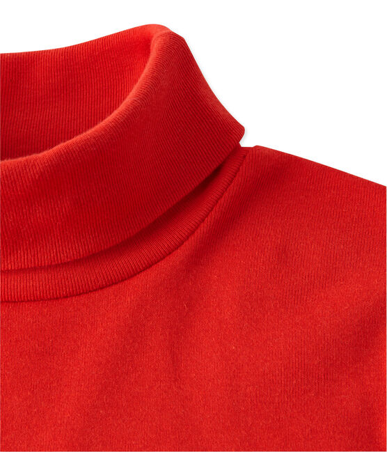 Camiseta de manga larga para niña rojo TERKUIT