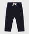 Pantalón de felpa para bebé azul SMOKING