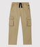 Pantalón de corte normal de gabardina de niño beige JERRYCAN