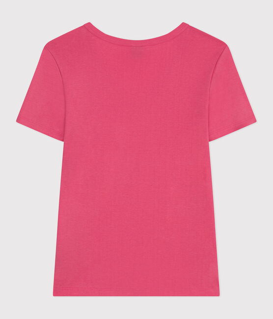 Camiseta La Icónica de algodón a rayas para mujer rosa PEONIA