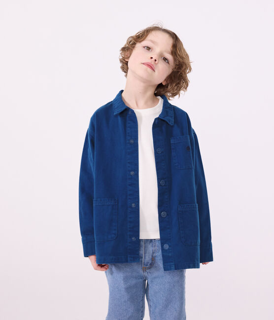 Chaqueta de tejido vaquero de niño azul INCOGNITO