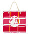Bolsa de playa rosa GEISHA/blanco MULTICO