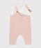 Conjunto de peto de terciopelo para bebé rosa SALINE
