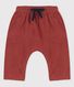 Pantalón de estilo saragüelles de rizo de bebé