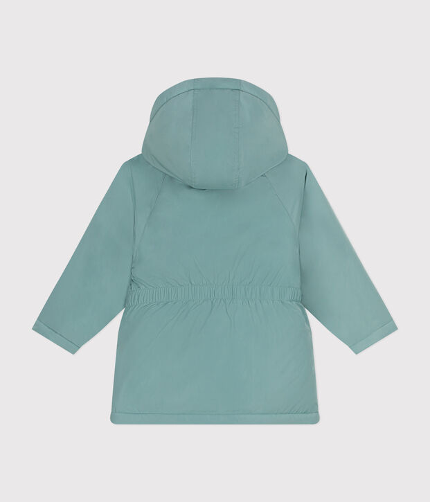 Parka para ni&ntilde;a verde