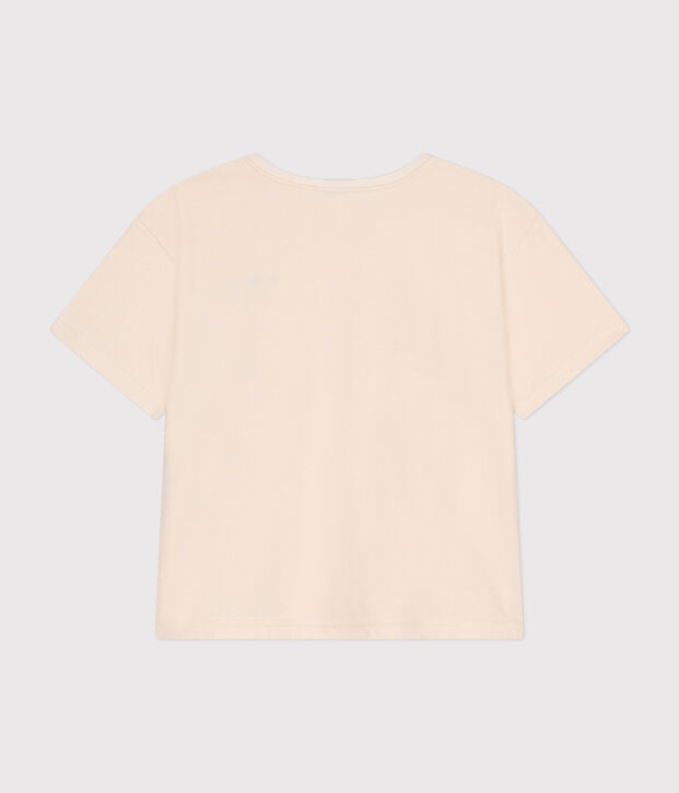 Camiseta la Boxy de algod&oacute;n de mujer crudo