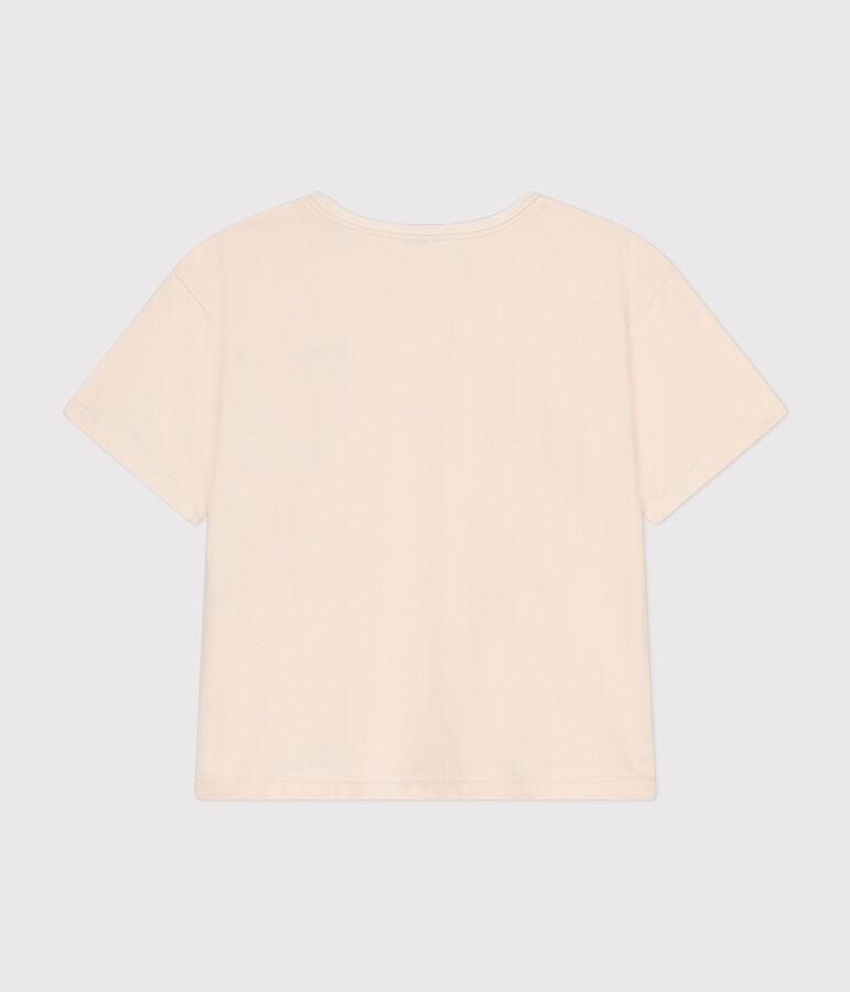 Camiseta la Boxy de algod&oacute;n de mujer crudo