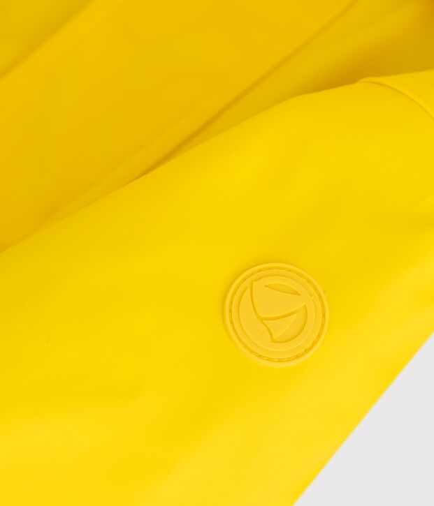 Chubasquero liso ic&oacute;nico para beb&eacute; amarillo