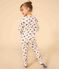 Pijama de algodón con corazón para niño/niña blanco AVALANCHE/ MULTICO