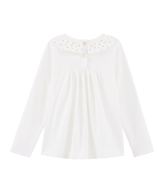 Blusa de niña blanco MARSHMALLOW