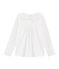 Blusa de niña blanco MARSHMALLOW
