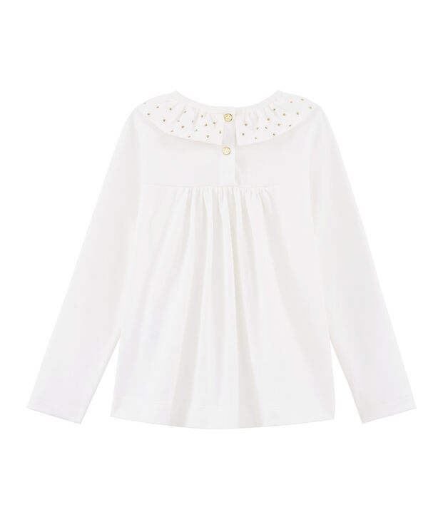 Blusa de ni&ntilde;a blanco