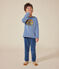 Pijama infantil liso de terciopelo INCOGNITO/ BEACH