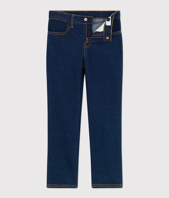Pantalón slim denim para niña azul DENIM BRUT
