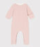 Pijama de terciopelo para bebé rosa SALINE