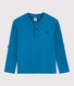 Camiseta de algodón y lino de niño