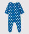 Pelele de bebé con estampado de estrellas de muletón de algodón orgánico MALLARD+ECUME