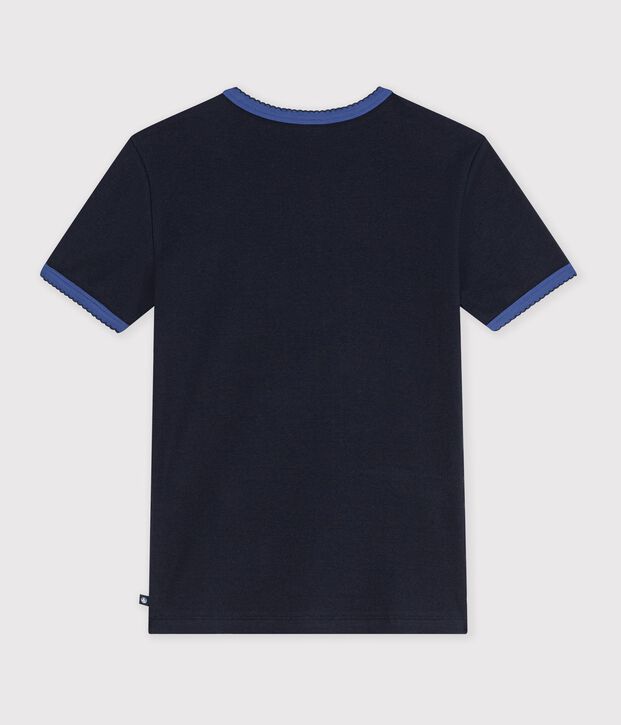 Camiseta lisa de algod&oacute;n de manga corta para mujer SMOKING