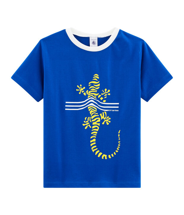Camiseta de ni&ntilde;o azul
