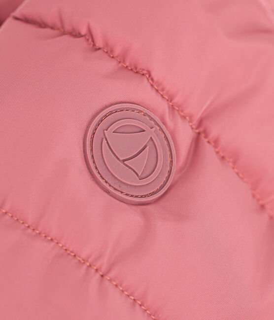 Abrigo con forro polar de bebé rosa ROSEWOOD