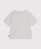 Camiseta Boxy de túbico para mujer blanco AVALANCHE/ SKY CHINE