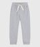 Pantalón infantil de jogging liso de algodón gris FUMEE CHINE