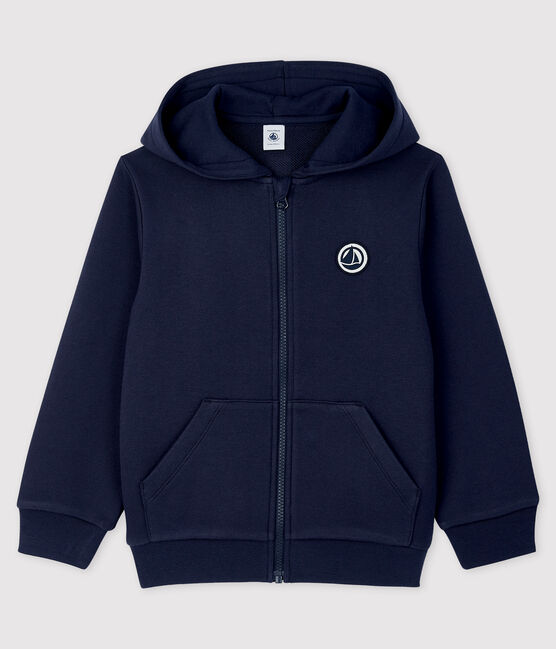 Sudadera con capucha de niña/niño azul SMOKING