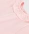 Bodi de manga corta con gorguera de bebé rosa MINOIS