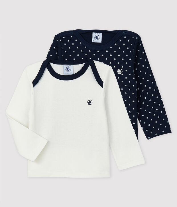 Juego de 2 camisetas para beb&eacute; ni&ntilde;o multicolor