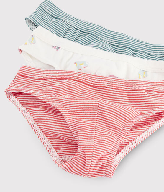 Lote de 3 slips para niño con estampado de monos variante 1