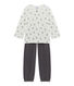 Pijama de terciopelo para niña