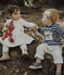 Vestido de bebé niña Petit Bateau x Deyrolle blanco MARSHMALLOW