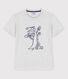 Camiseta de manga corta de algodón de niño