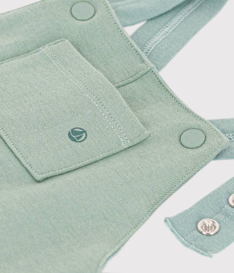 Peto largo de punto grueso para beb&eacute; verde PAUL