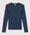 Camiseta de cuello redondo emblemática de algodón de mujer CHINE CHINE