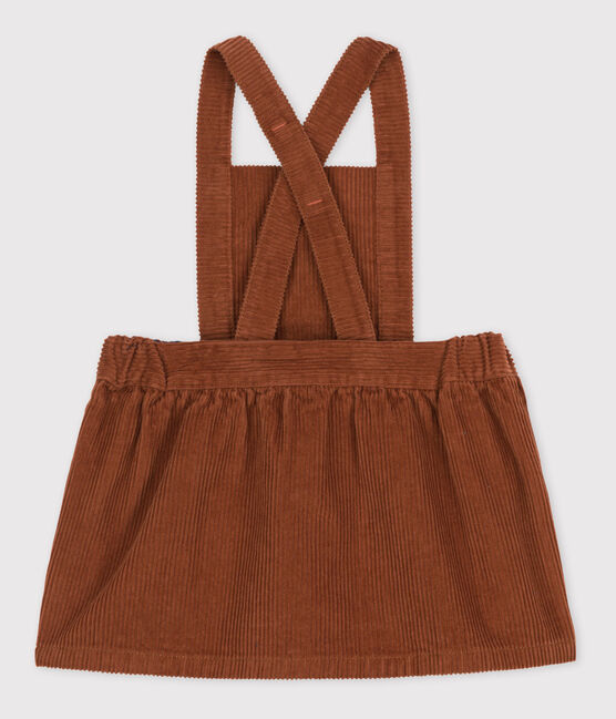 Vestido sin mangas de pana para bebé marron CINA